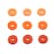 12 Pack: Orange PVC Rondelle Spacer Heishi Beads, 5.8mm by Bead Landing™